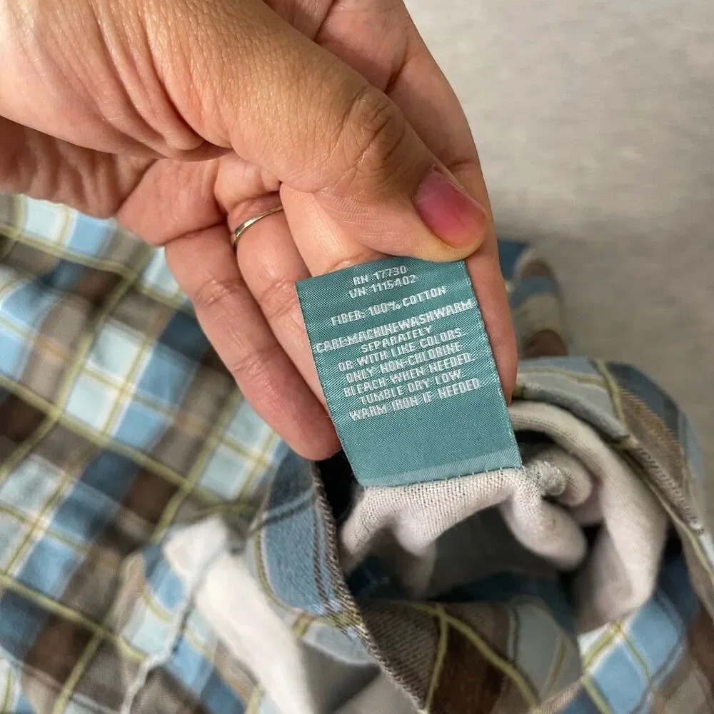 Target Home Y2K Vintage Blue Plaid Cotton Pillowcase